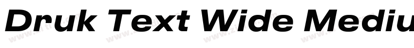 Druk Text Wide Mediu字体转换 Druk Text Wide Mediu字体转换